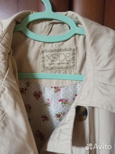 Плащ тренч для девушки, девочки