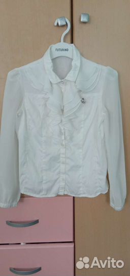 Сарафан, блузки школьные 134, 140