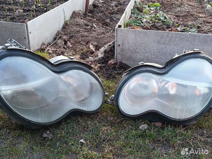 Фары на mercedes w203