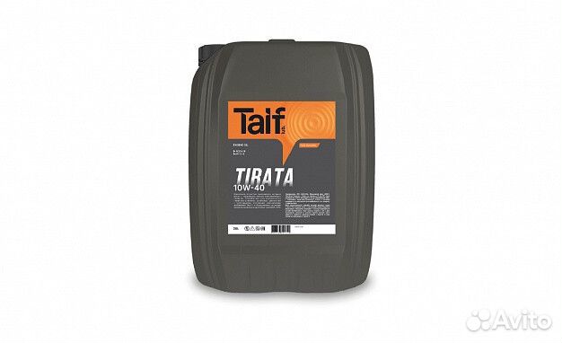 Моторное масло Taif Tirata 10W-40 синтетическое 20