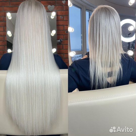 Коррекция наращённых волос