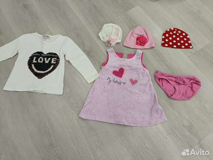 Одежда для девочки 6-18 мес бесплатно