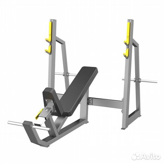 A-3042 Скамья-стойка для жима под углом вверх