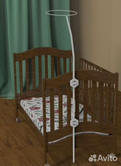 Балдахин на детскую кроватку с держателем