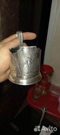 Подстаканник мельхиор СССР