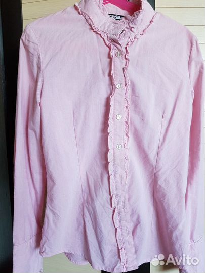 Блузка, рубашка школьная, р.134-146