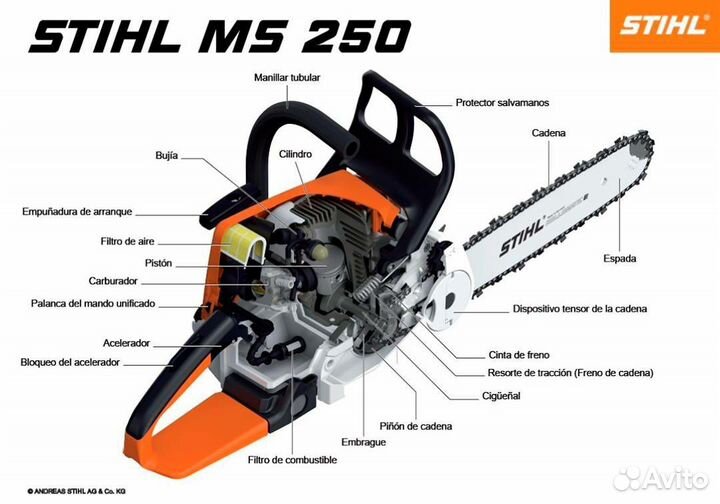 Бензопила Штиль Мс 250 (новая)stihl Ms 250