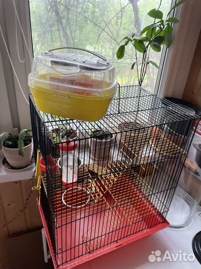 Клетка для грызунов с переноской