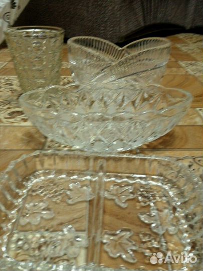 Ваза хрустальная