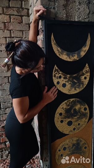 Интерьерная картина большая современное искусство