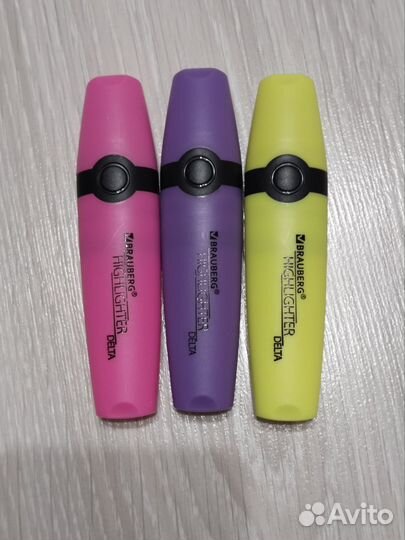 Маркеры, текстовыделители