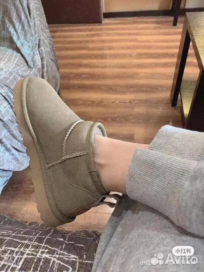 Угги ugg классические из натуральной замши низкие