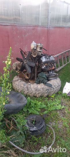 Двигатель и кпп газ 66-53
