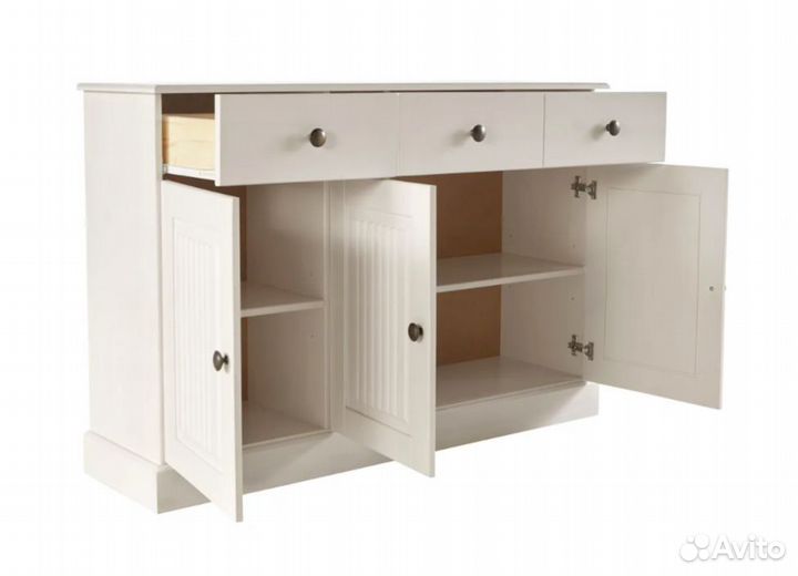 Комод белый из массива сосны Лиотто 3