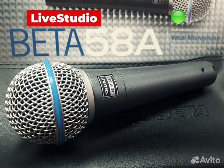 Shure Beta 58A. Динамический Вокальный Микрофон