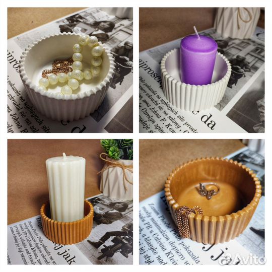 Подсвечники, фигурки, вазочки, кашпо, наборы