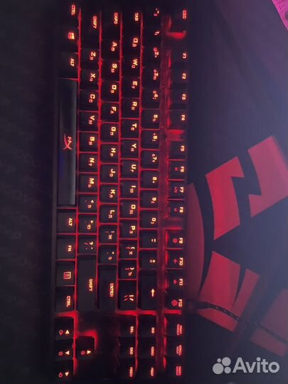 Игровая механическая клавиатура hyperx alloy fps