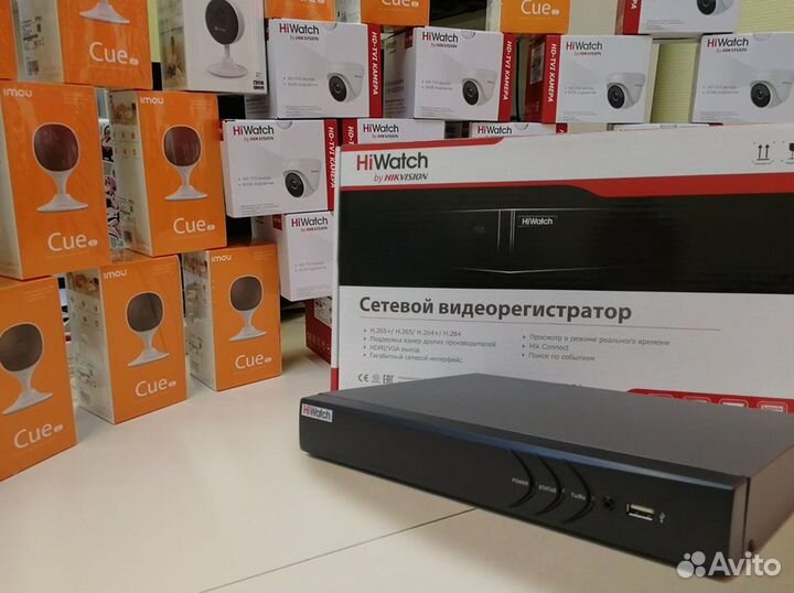 8 каналов POE регистратор DS-N308P(С) HiWatch