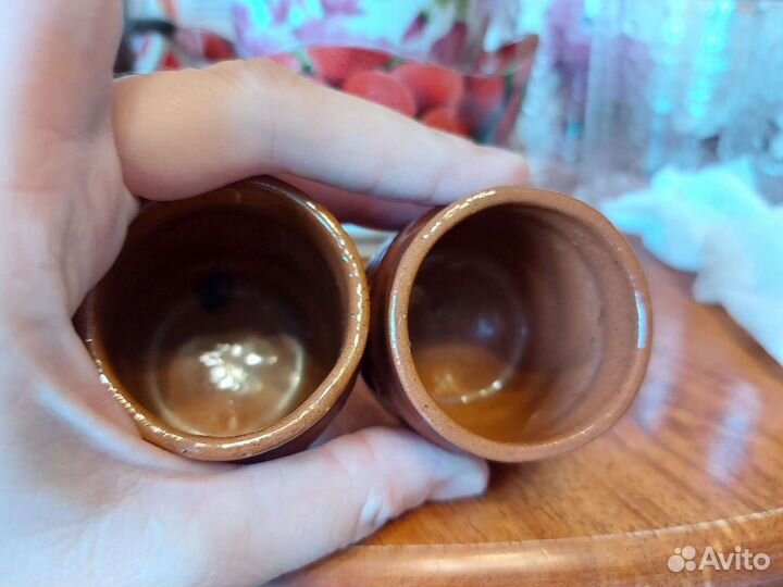 Обливная керамика СССР рюмки