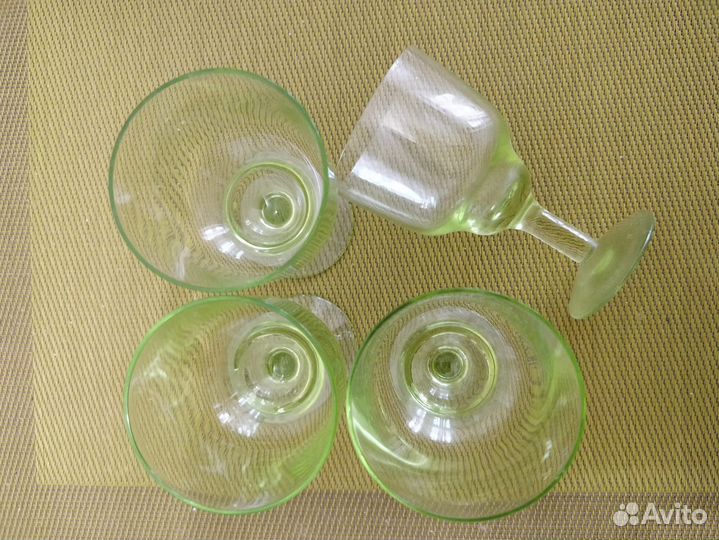 Рюмки цветное стекло времён СССР