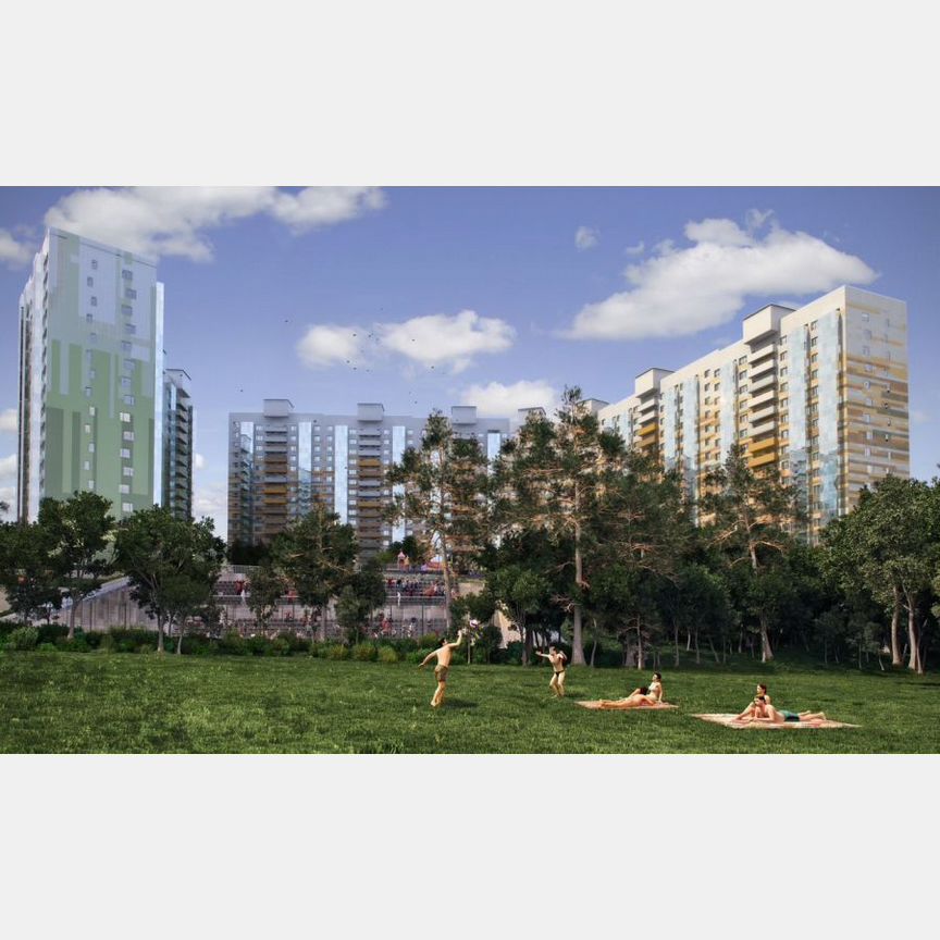 1-к. квартира, 43,1 м², 13/17 эт.