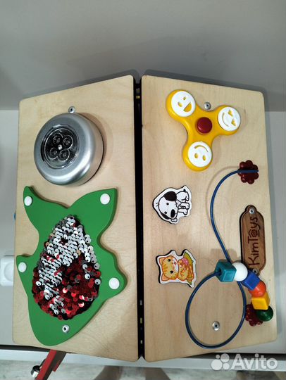 Бизиборд домик со светом большой