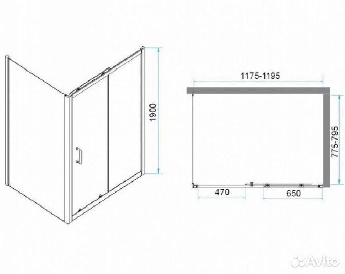 Душевой уголок RGW Passage PA-245 120x80