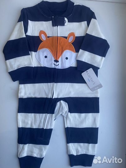 Пижама боди carters