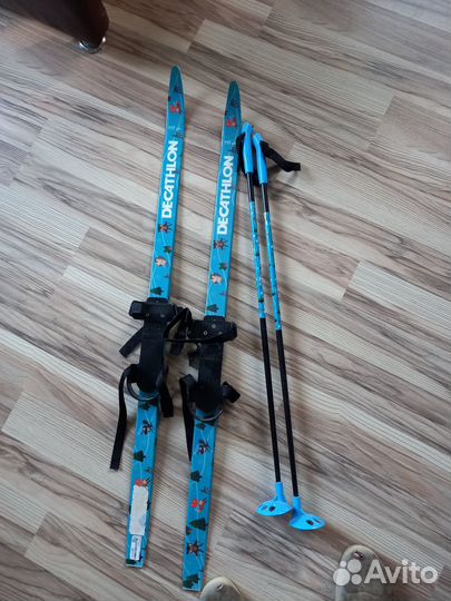 Лыжи мальчику, 110 см