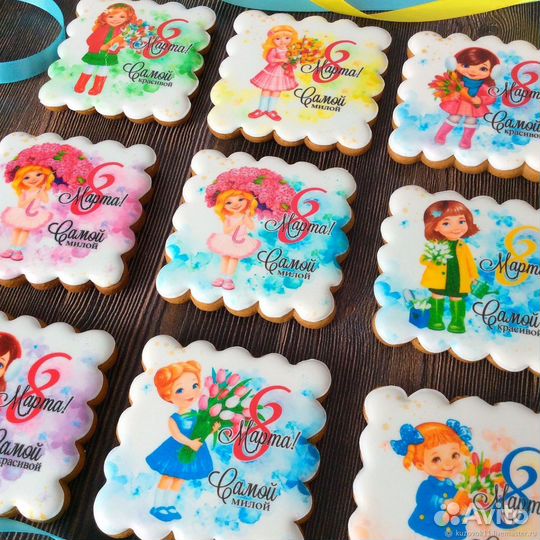 Имбирные пряники с пищевой печатью