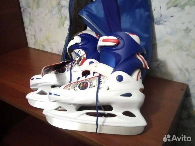 Коньки раздвижные б/у. Размер 34-37
