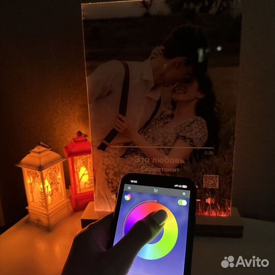 Витраж с вашим фото