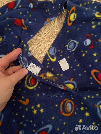 Флисовое одеялко в прогулочную коляску