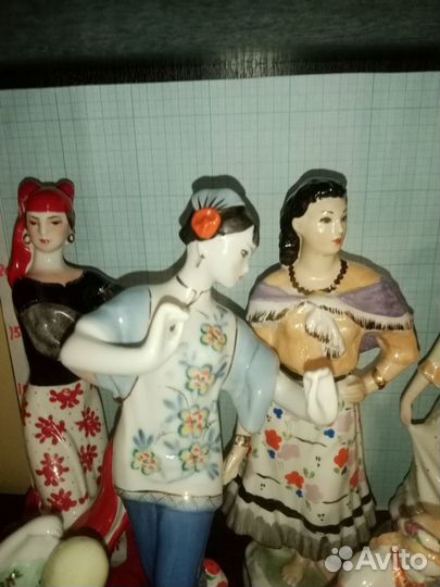 Фарфоровые статуэтки. СССР