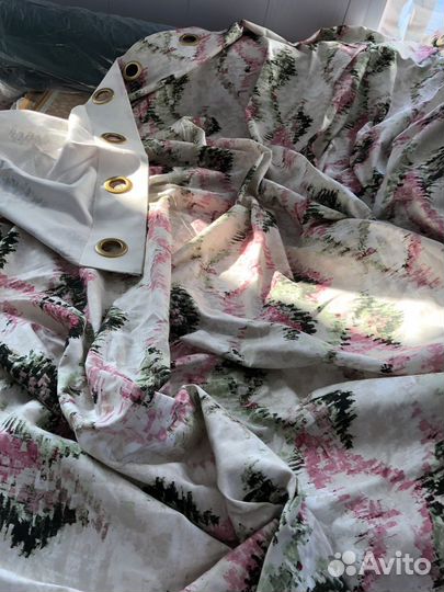 Портьеры на люверсах,на трубу