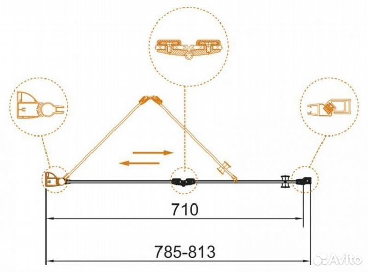 Душевая дверь Cezares ECO-O-BS-12-80