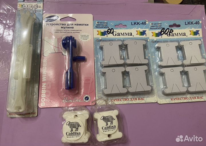 Бобины доя милине и устройство доя намотки мулине