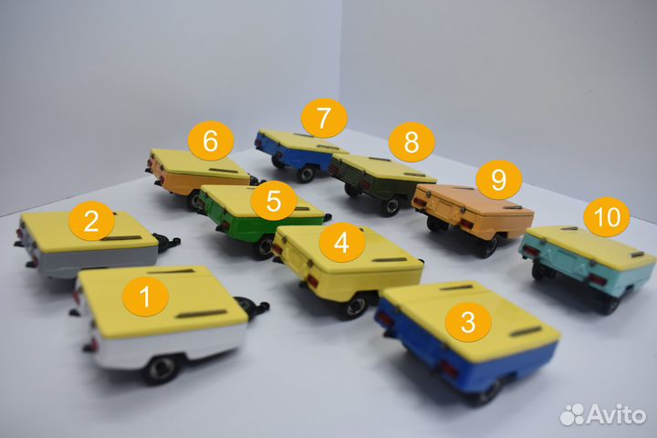 Прицепы Скиф, бочки, кухня Модели 1:43