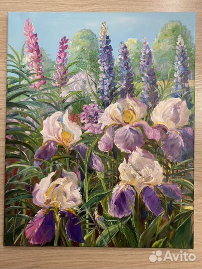 Картина маслом. Цветы