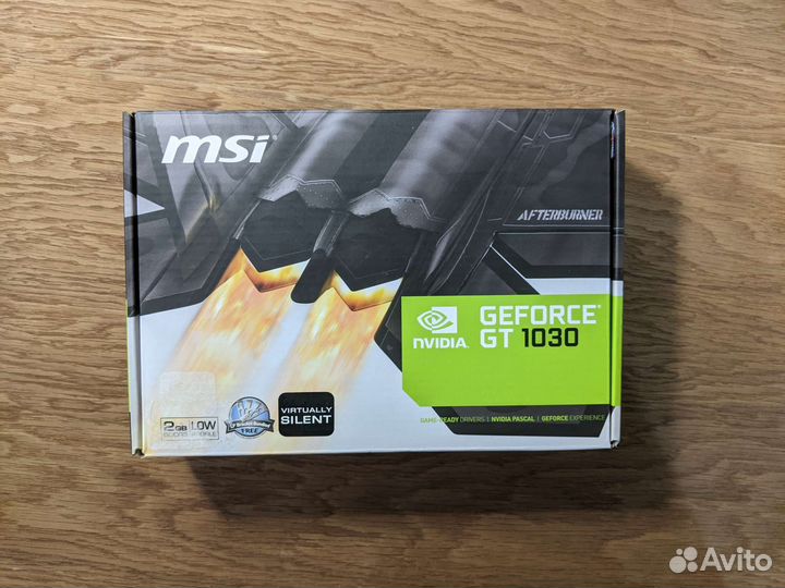 Видеокарта MSI GeForce GT 1030