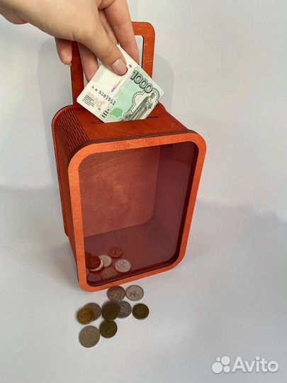 Копилка из дерева