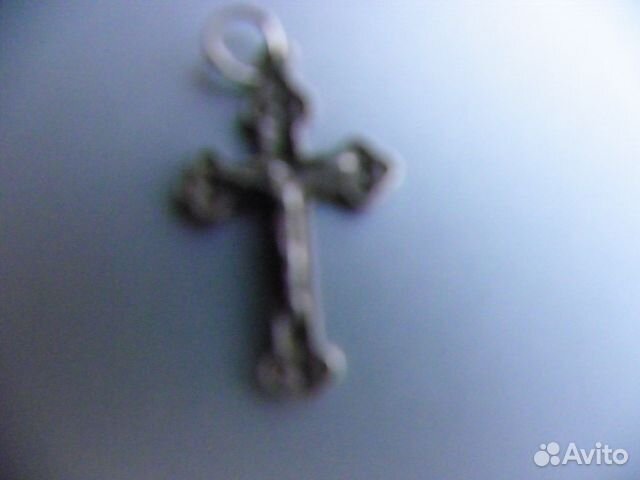 Крестик серебряный православный