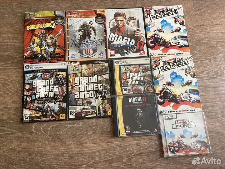 Компьютерные игры(диски) DVD для PC