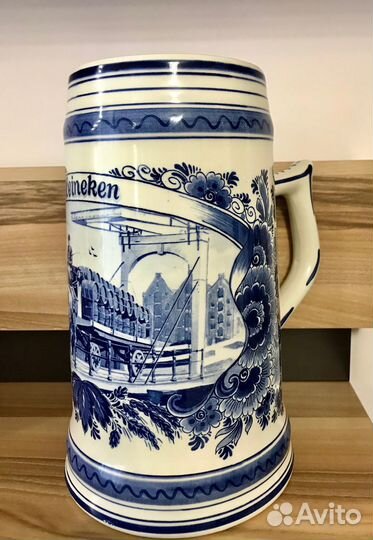 Кружка пивная Heineken керамика 3,0L