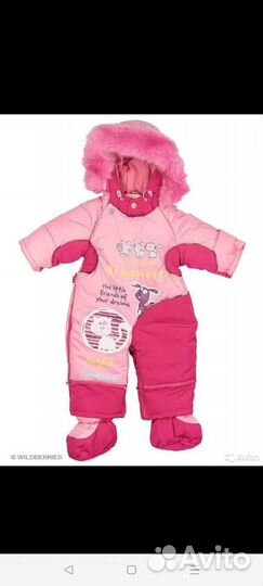 Зимний комбинезон для девочки