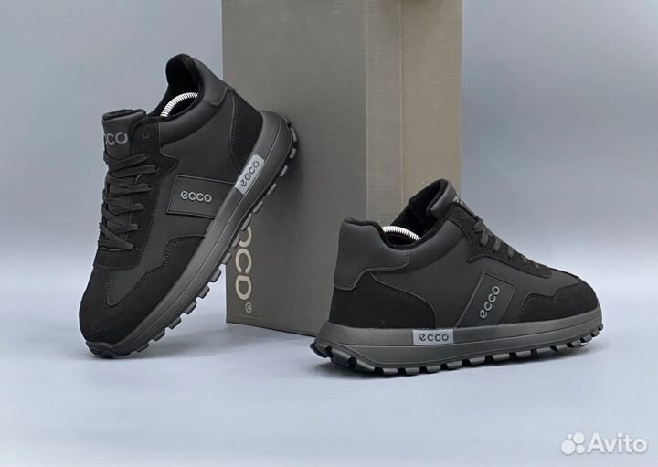 Зимние мужские кроссовки ecco (41-46)