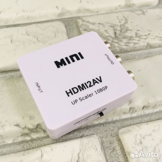 Конвертер переходник с hdmi на AV RCA