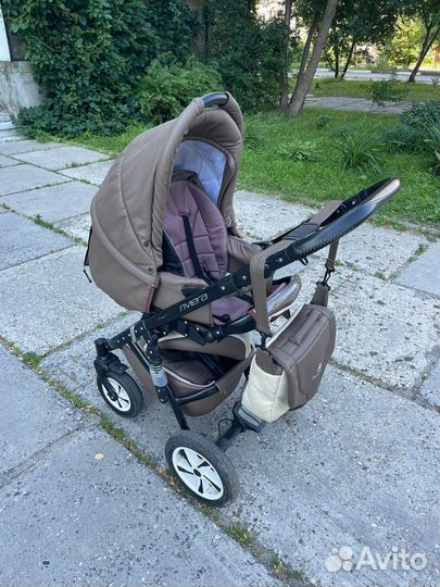 Коляска 2 в 1 Carretto Riviera экокожа