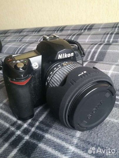 Фотоаппарат Nikon D70+Sigma 18-200. 3.5-6.5DC
