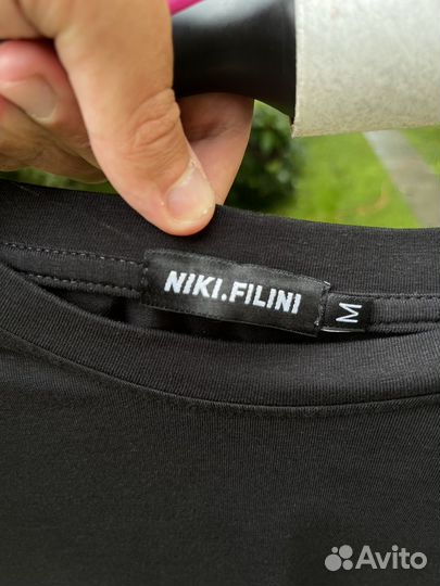 Футболки черные NikI.filiniфуфутболка